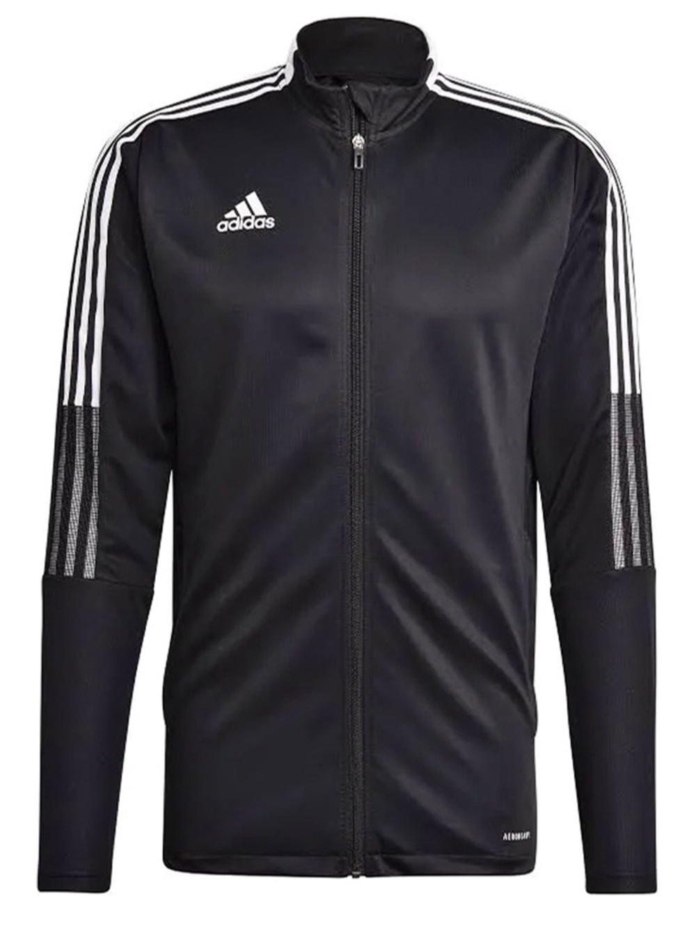 Adidas Men's Black Tiro 21 Full-Zip Track Jacket